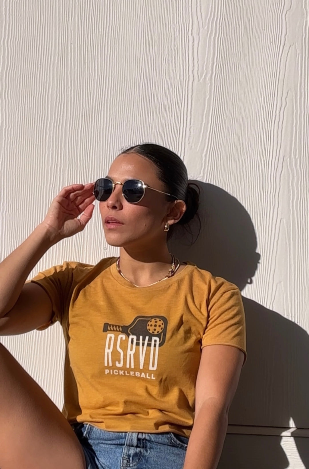 RSRVD Paddle Logo Festival Crop Tee