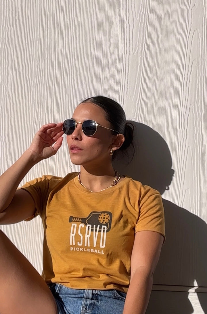 RSRVD Paddle Logo Festival Crop Tee