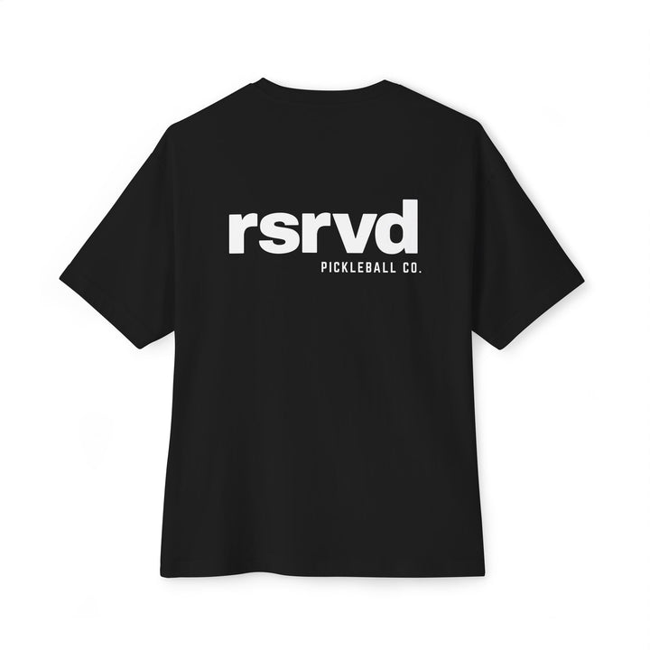 RSRVD Paddle Boxy Tee – Black
