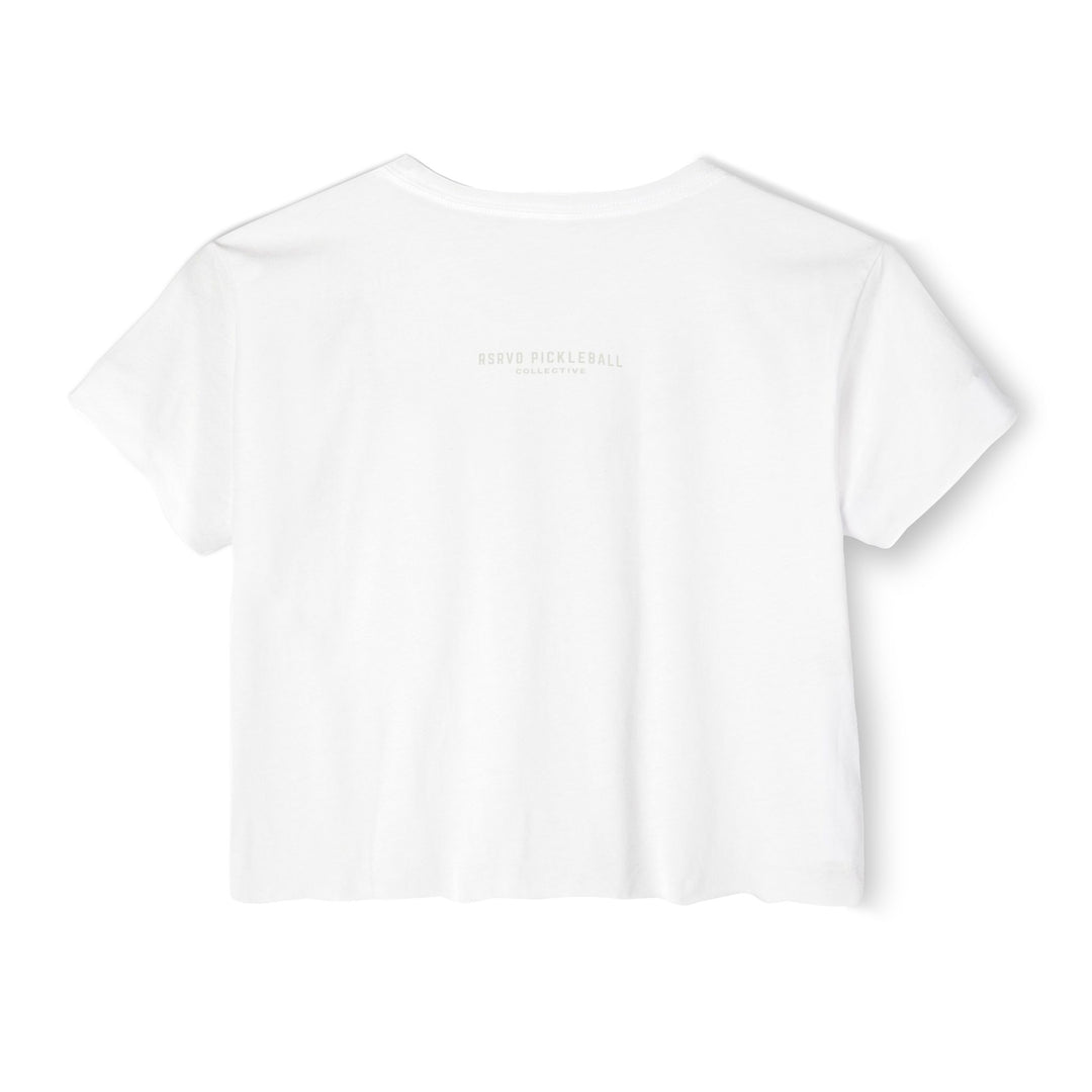 RSRVD Court Graphic Crop Tee