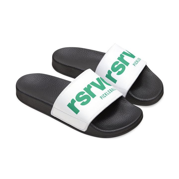 Mens Slides w/ Removable Strap - 'lowercase' edition