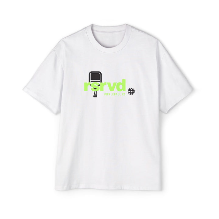 RSRVD Oversized Boxy Fit Tee Collection - Neon lowercase logo