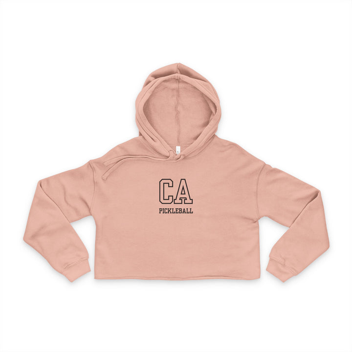 CA Pickleball Cropped Hoodie
