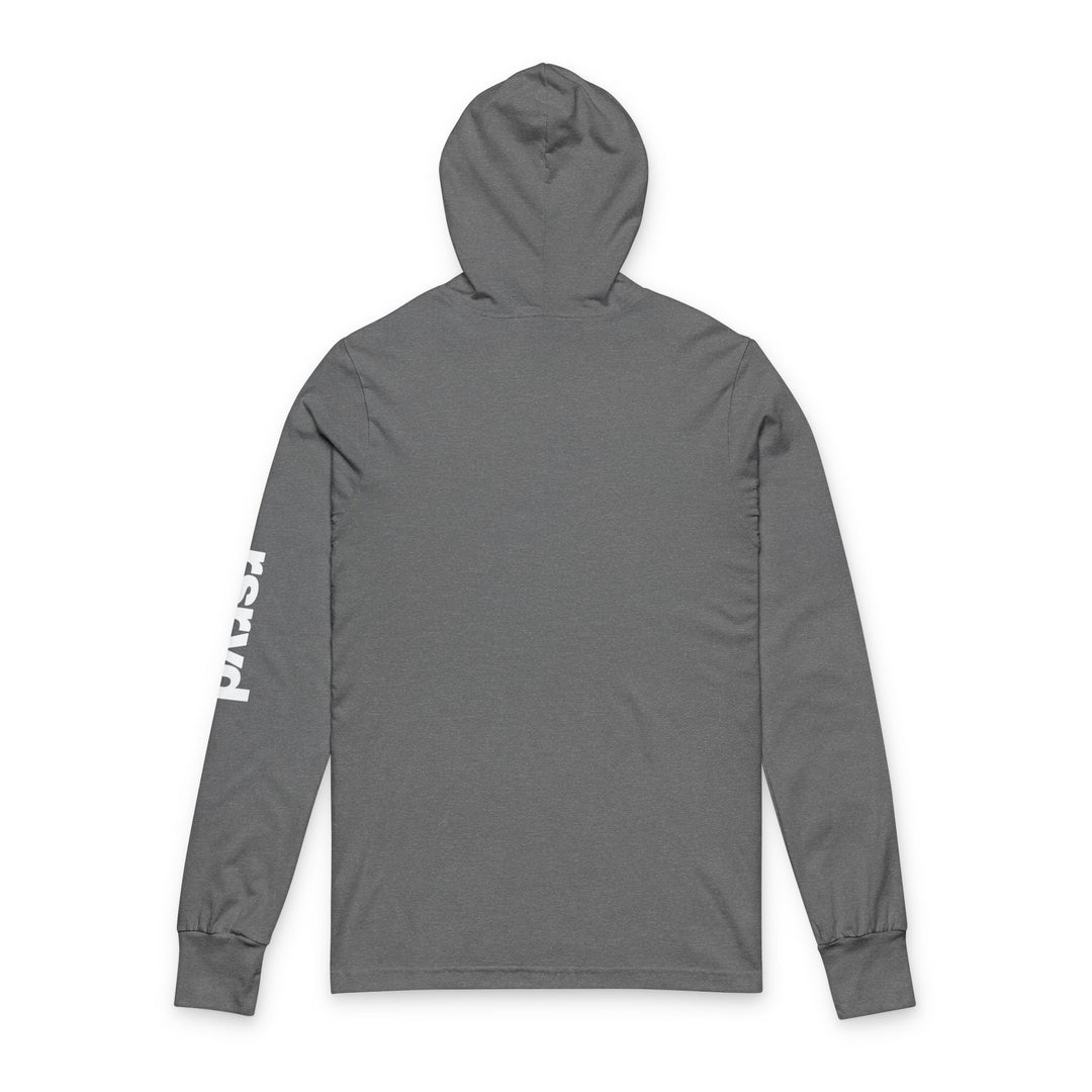 lowercase RSRVD Hooded Long Sleeve Tee - BLANK BACK Printify