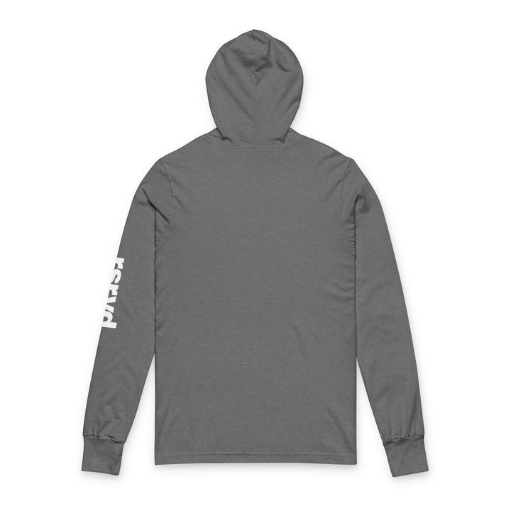 lowercase RSRVD Hooded Long Sleeve Tee - BLANK BACK Printify