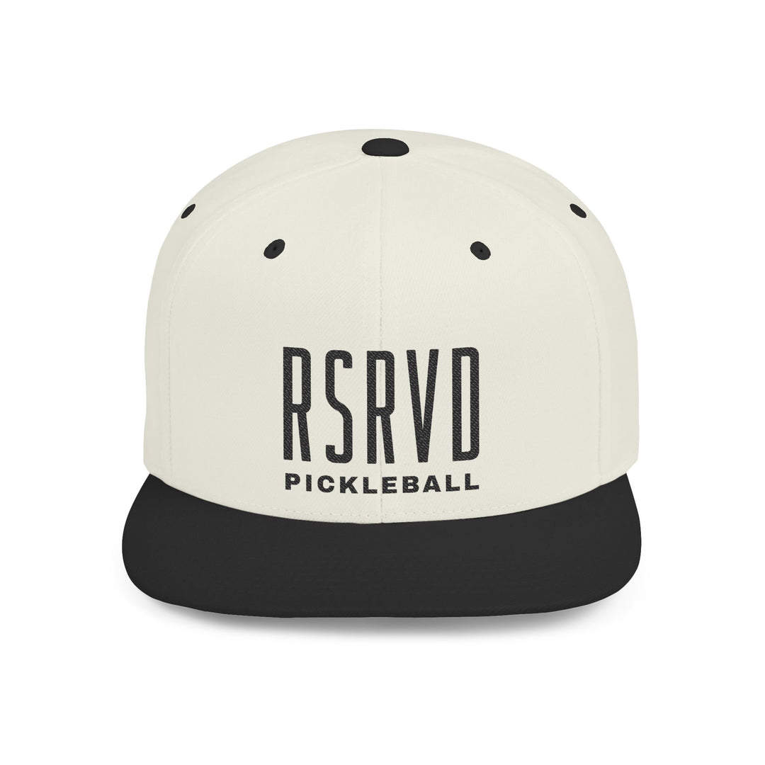 RSRVD 'Bold' logo Flat Bill Snapback hat