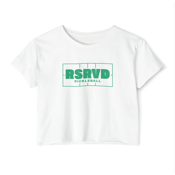 RSRVD Court Graphic Crop Tee