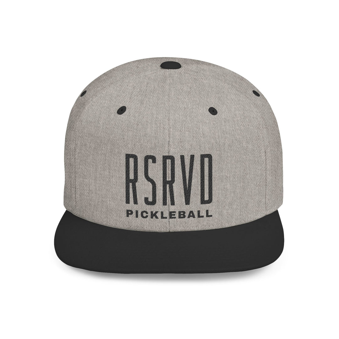 RSRVD 'Bold' logo Flat Bill Snapback hat