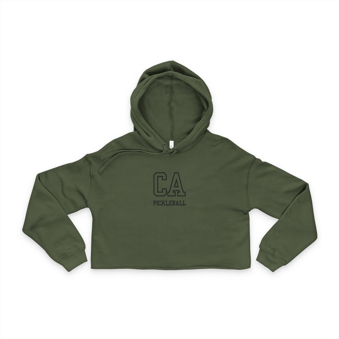 CA Pickleball Cropped Hoodie