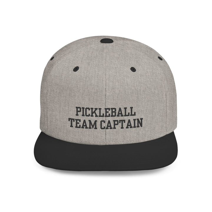 The Team Captain Flat Bill Snapback hat