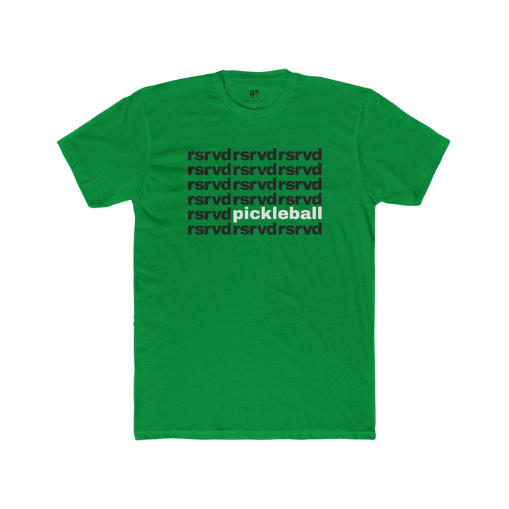Pickleball Repeat Pattern Tee — &