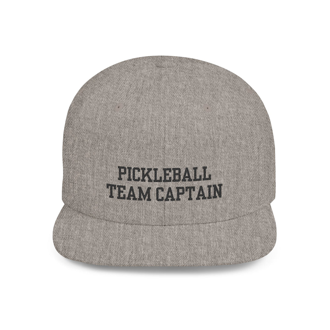 The Team Captain Flat Bill Snapback hat