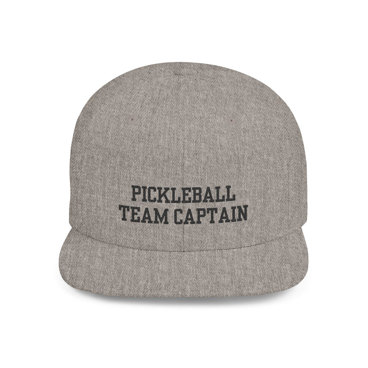 The Team Captain Flat Bill Snapback hat
