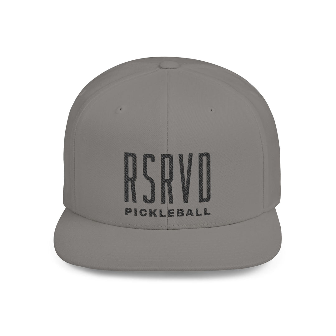 RSRVD 'Bold' logo Flat Bill Snapback hat