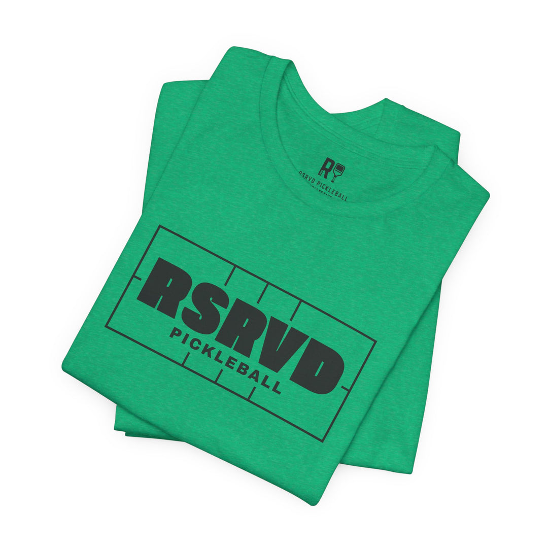 RSRVD Pickleball Tee — Reserved Court Retro Graphic Tee - Bella+Canvas 3001 Printify