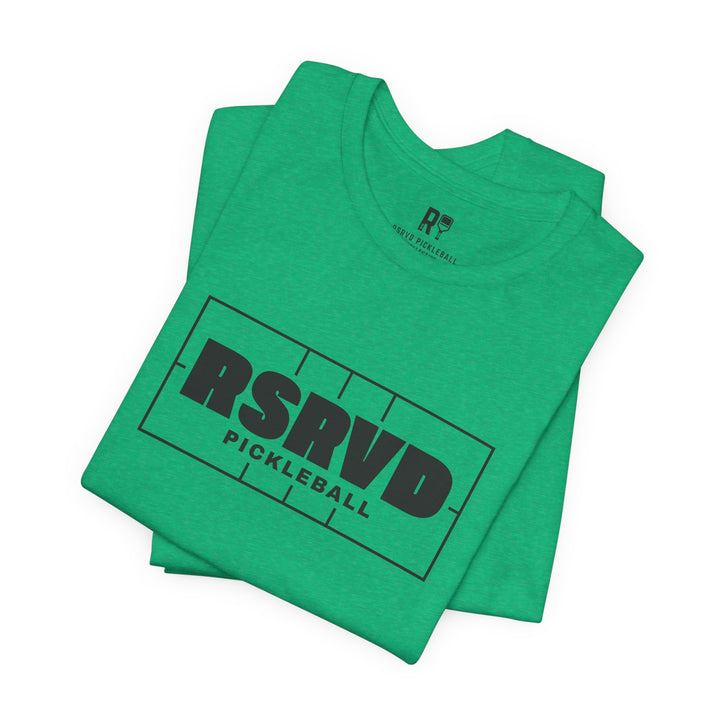 RSRVD Pickleball Tee — Reserved Court Retro Graphic Tee - Bella+Canvas 3001 Printify