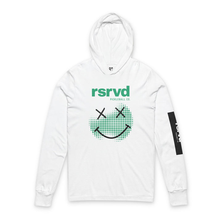 “Smiley Face” Long Sleeve Hooded Tee – Lightweight Layer