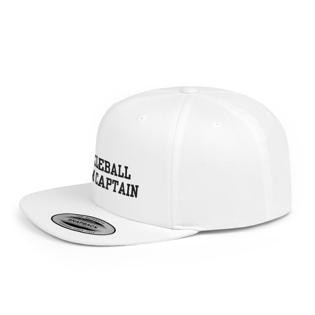 The Team Captain Flat Bill Snapback hat
