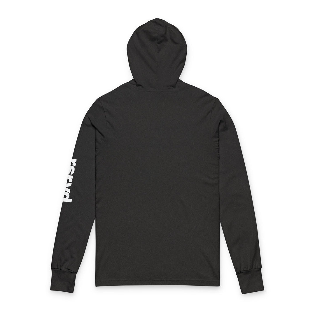 lowercase RSRVD Hooded Long Sleeve Tee - BLANK BACK Printify