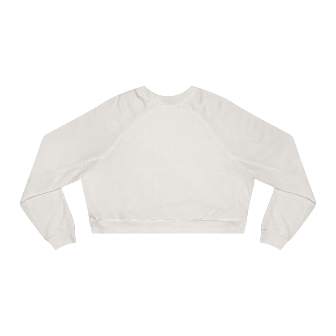 Luxe Cropped Fleece Pullover – Vintage White
