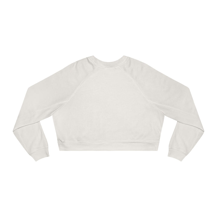 Luxe Cropped Fleece Pullover – Vintage White