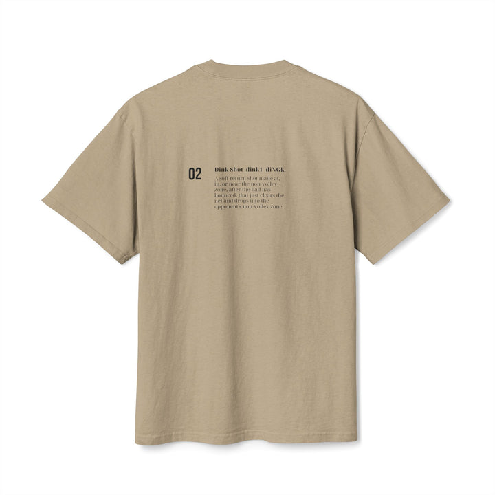 The Dink Shot - 'Definition 02' - Oversized Heavyweight Tee