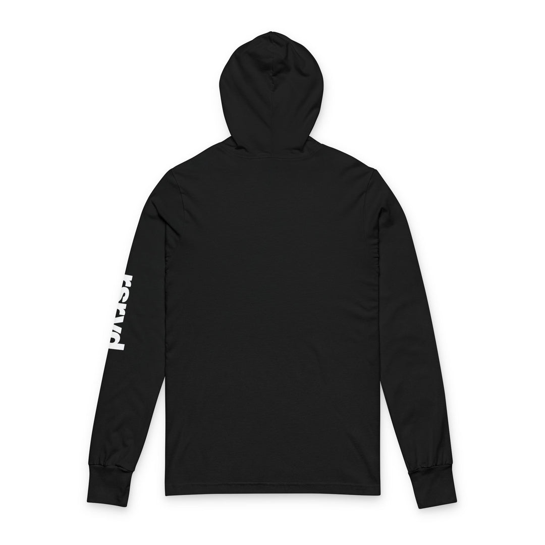 lowercase RSRVD Hooded Long Sleeve Tee - BLANK BACK Printify