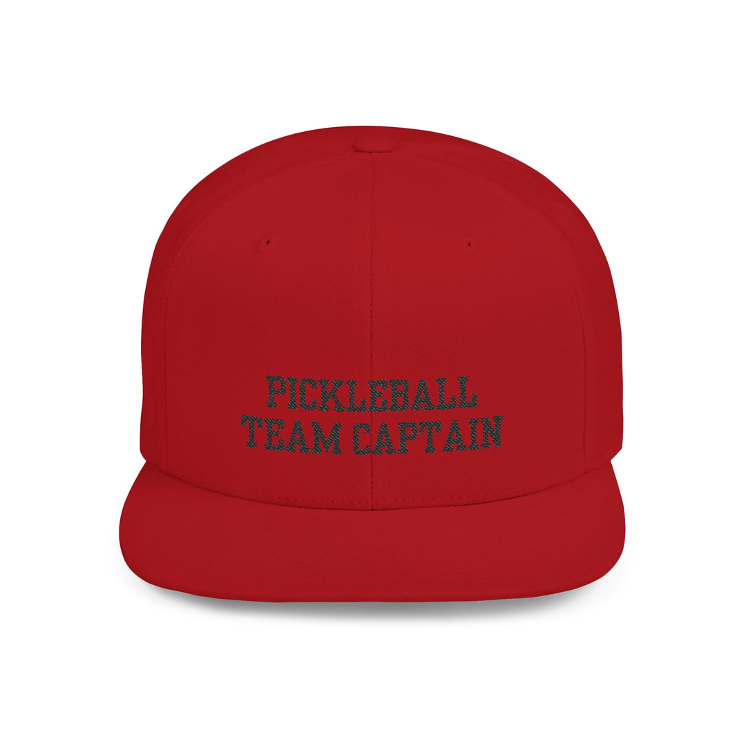 The Team Captain Flat Bill Snapback hat