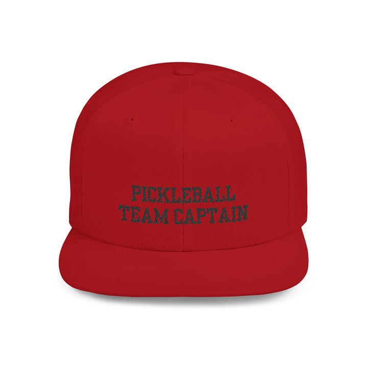 The Team Captain Flat Bill Snapback hat