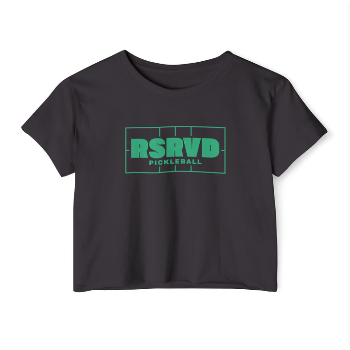 RSRVD Court Graphic Crop Tee