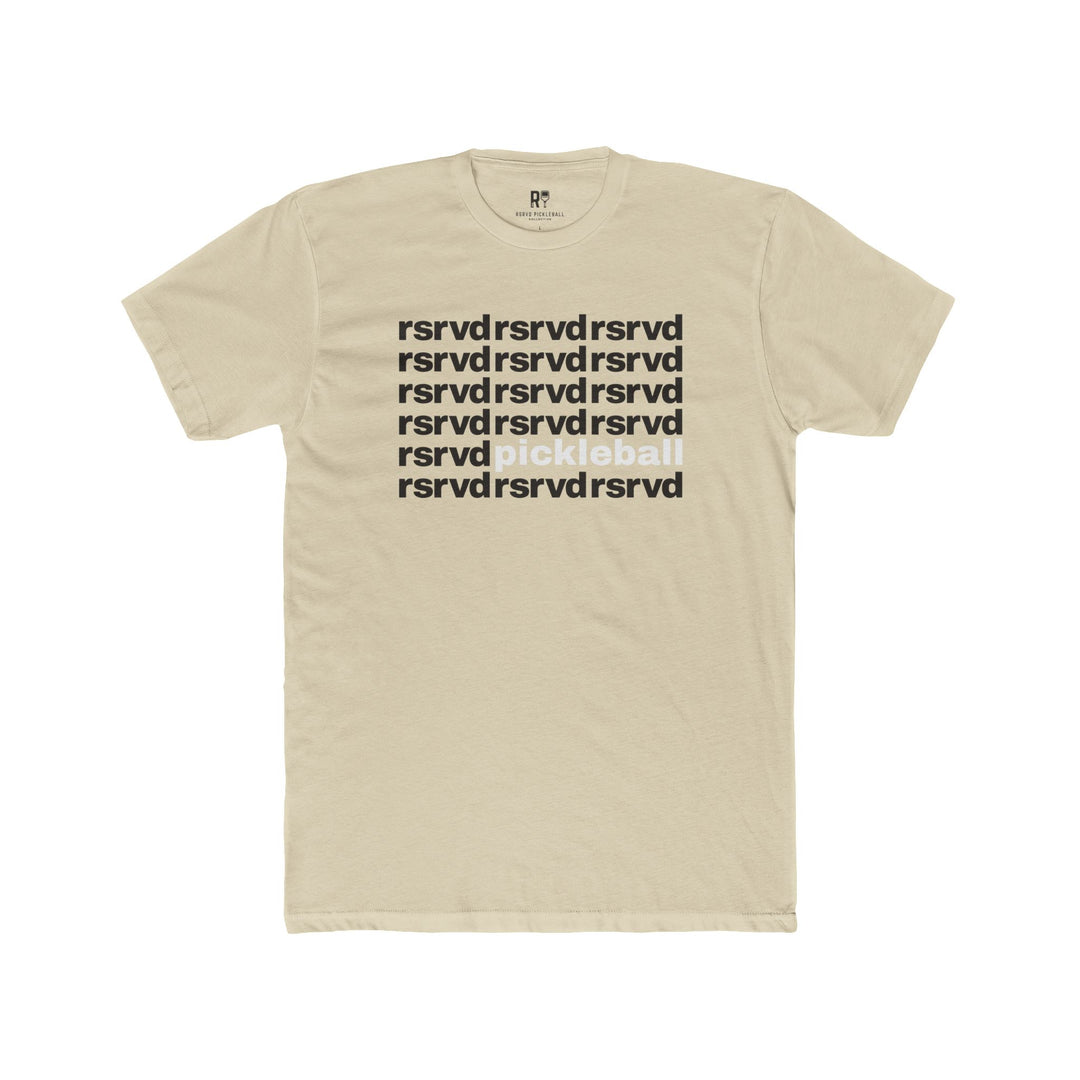 Pickleball Repeat Pattern Tee — &