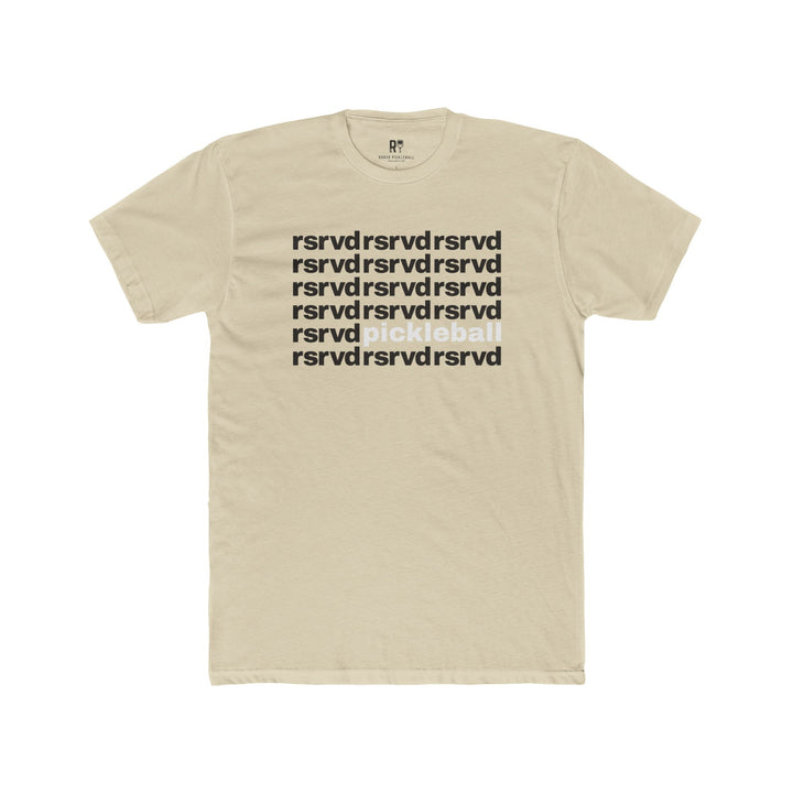 Pickleball Repeat Pattern Tee — &