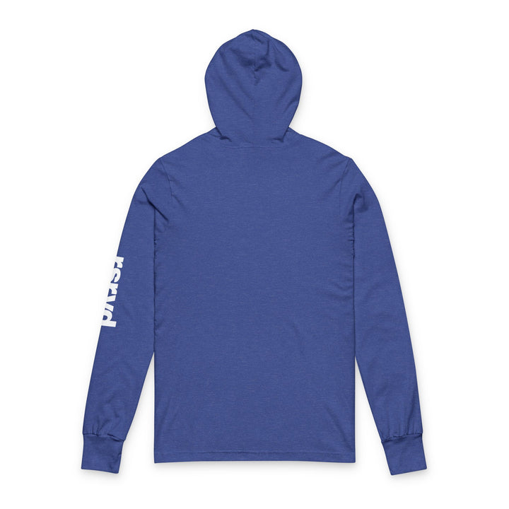 lowercase RSRVD Hooded Long Sleeve Tee - BLANK BACK Printify