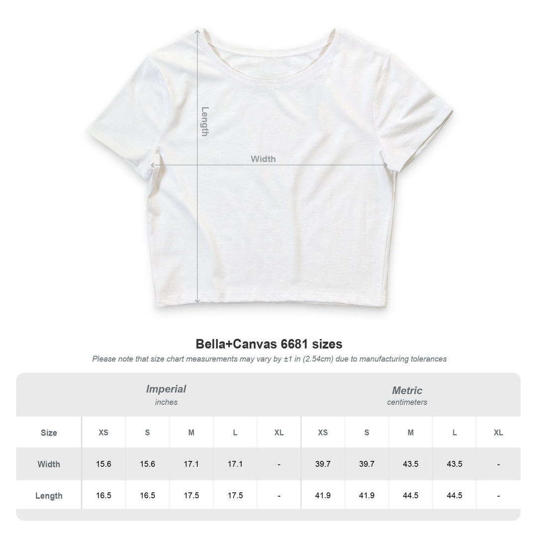 Slim Fit Crop Tee – “RSRVD for Greatness.” Printify
