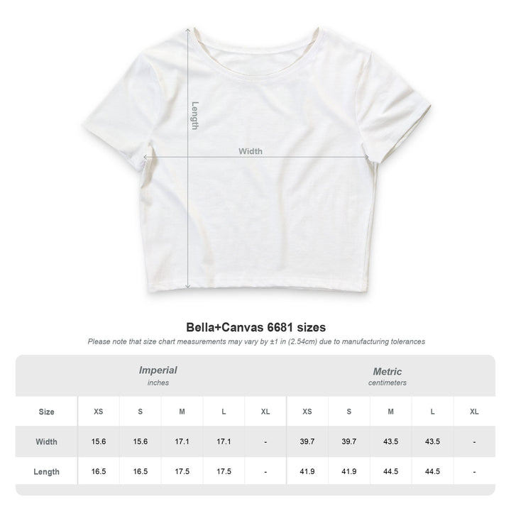 Slim Fit Crop Tee – “RSRVD for Greatness.” Printify