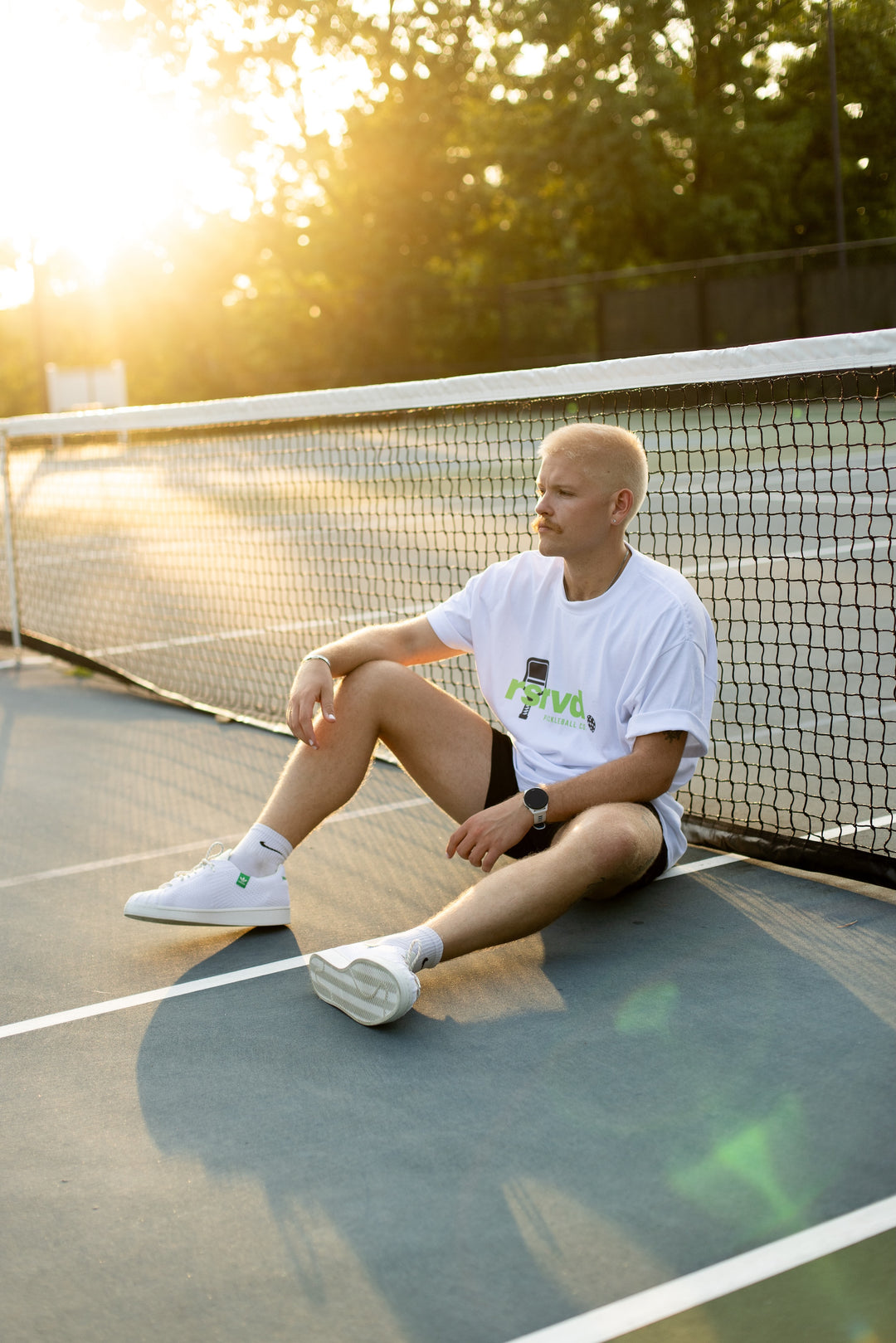 RSRVD Oversized Boxy Fit Tee Collection - Neon lowercase logo