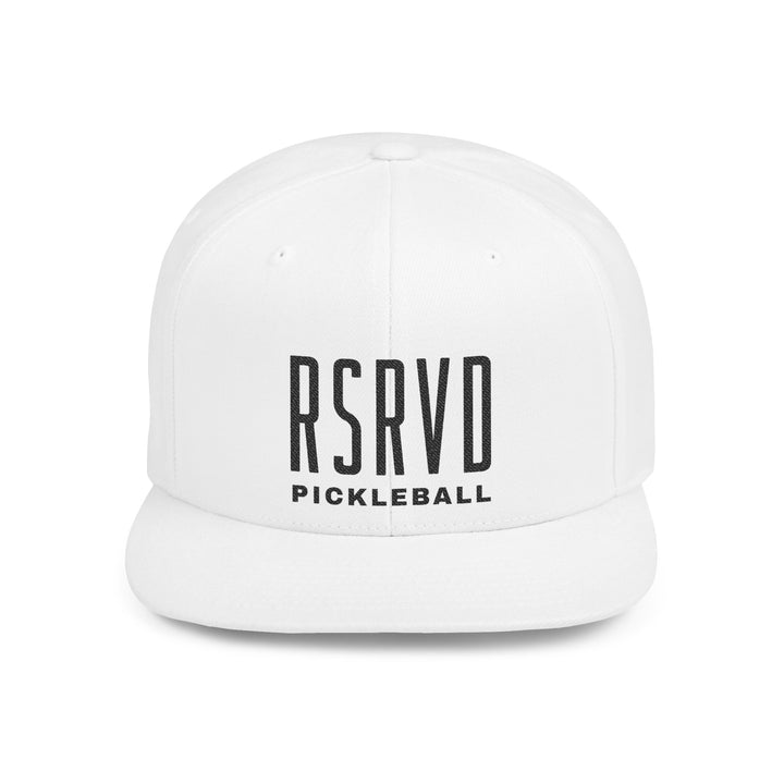 RSRVD 'Bold' logo Flat Bill Snapback hat