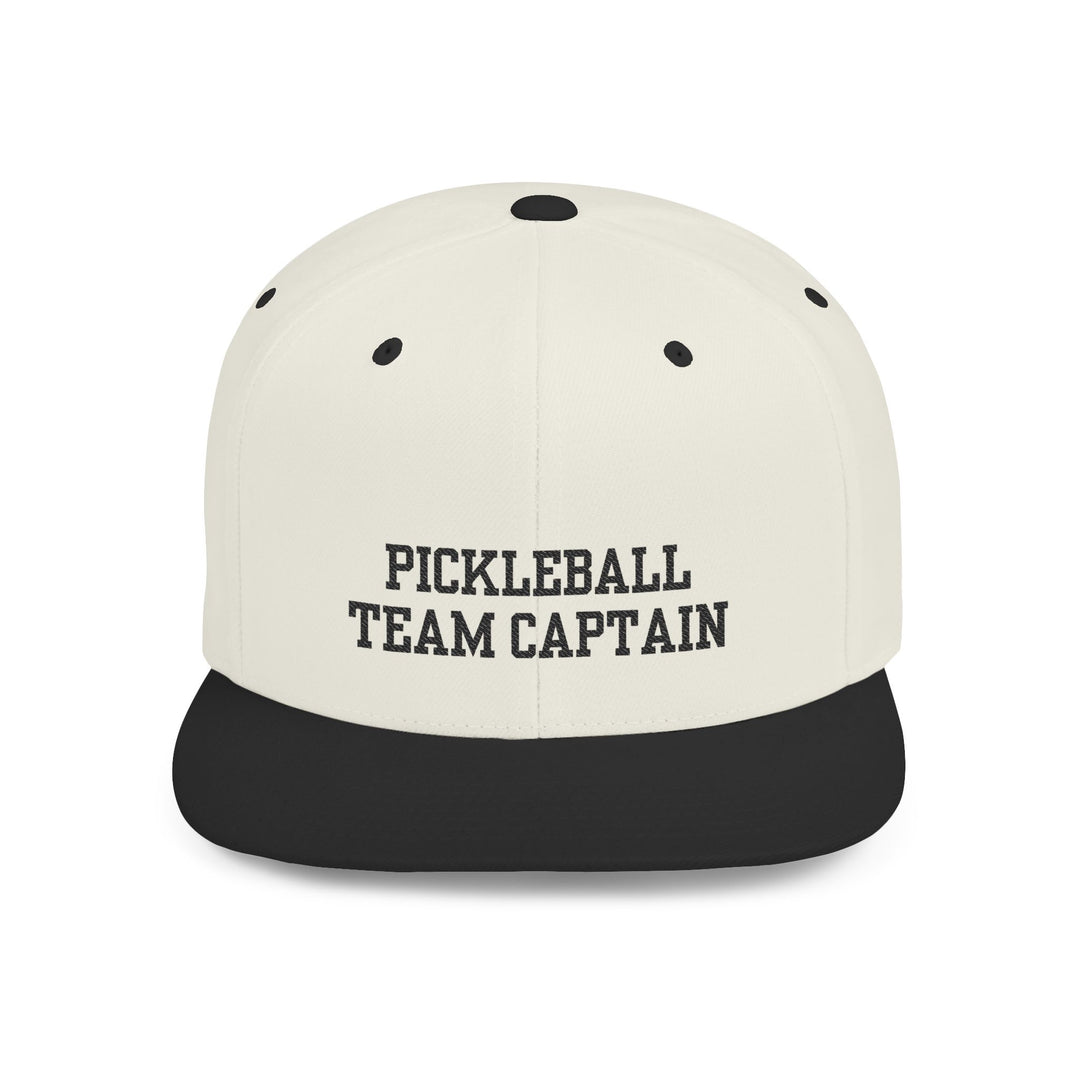 The Team Captain Flat Bill Snapback hat