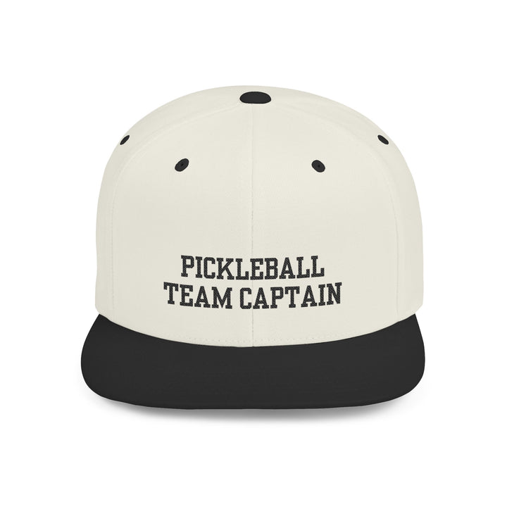 The Team Captain Flat Bill Snapback hat