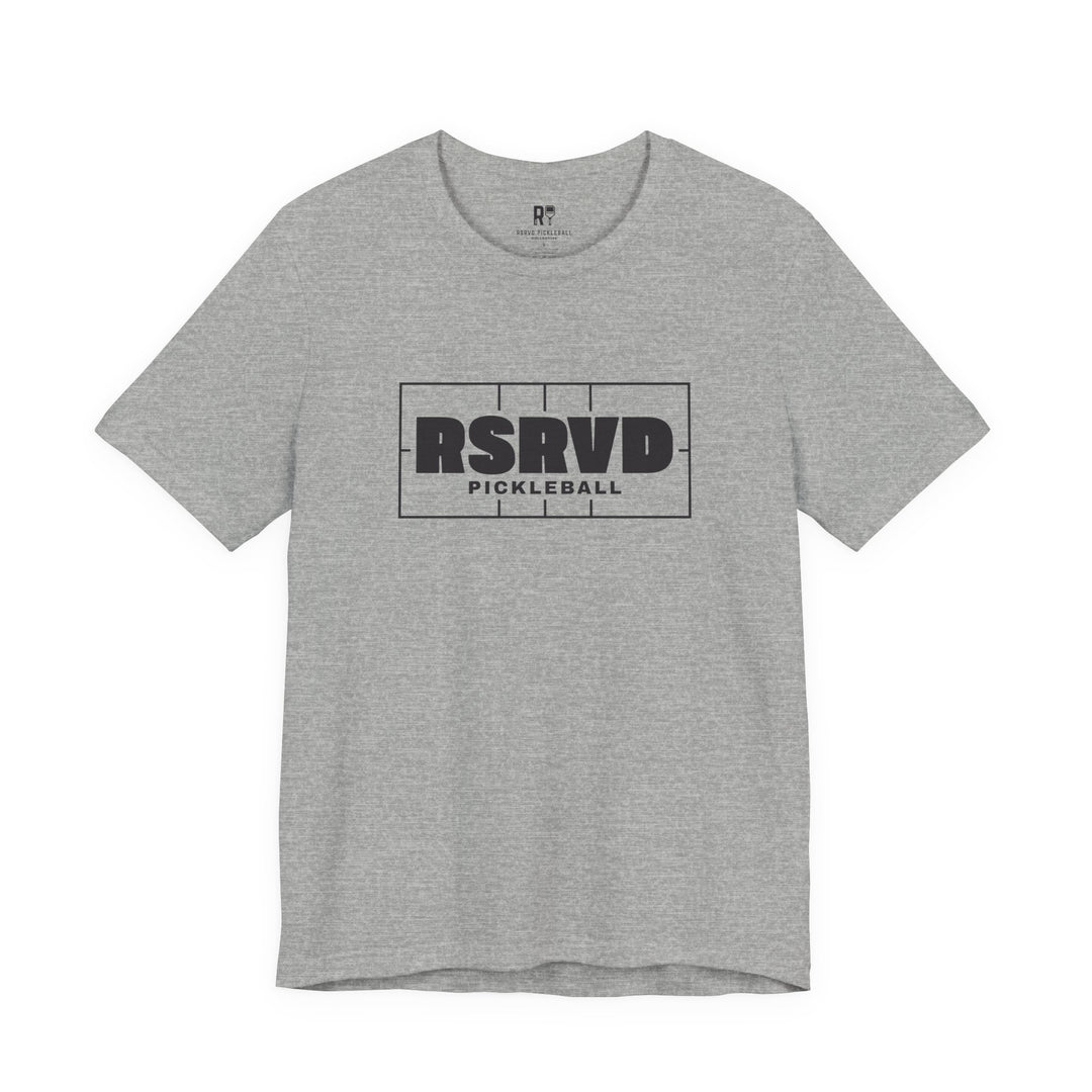 RSRVD Pickleball Tee — Reserved Court Retro Graphic Tee - Bella+Canvas 3001 Printify