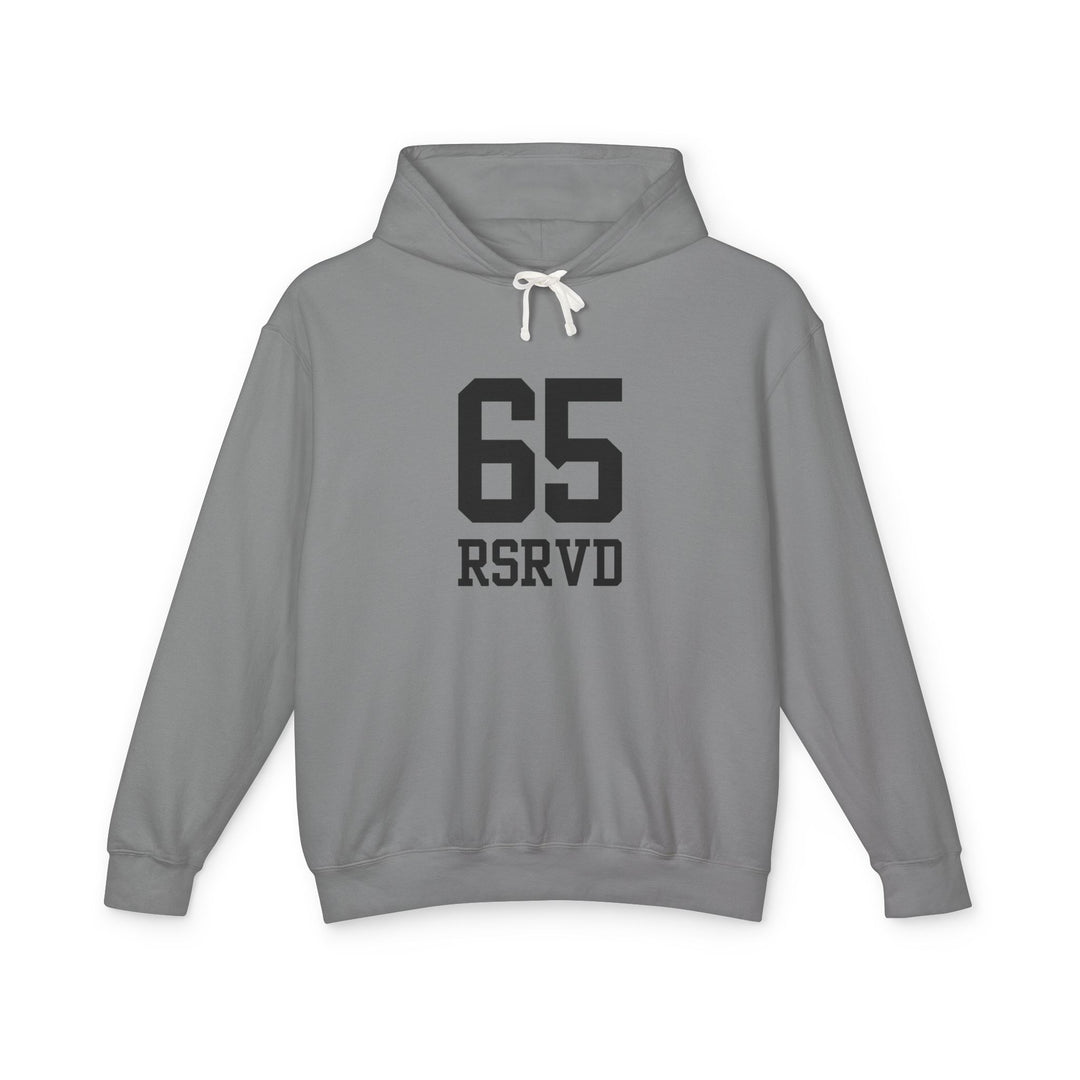 RSRVD “1965” Collegiate Hoodie – Front & Back Graphic