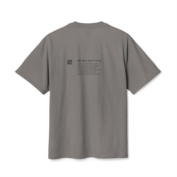 The Dink Shot - 'Definition 02' - Oversized Heavyweight Tee