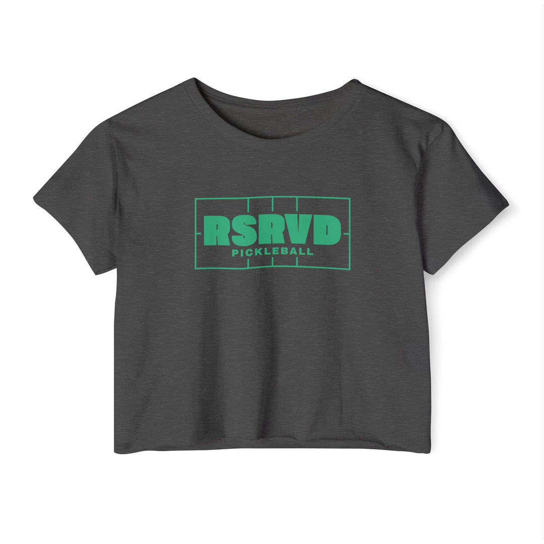 RSRVD Court Graphic Crop Tee