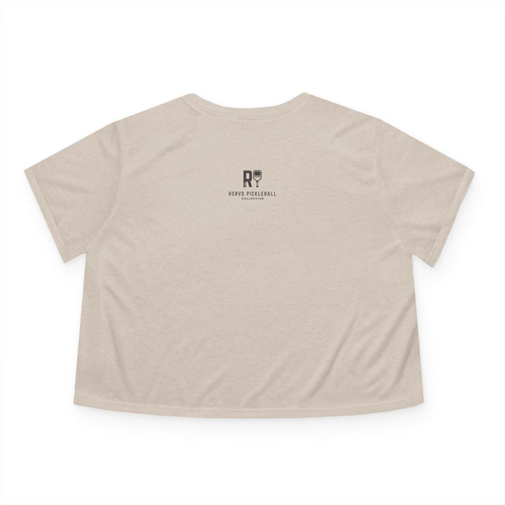 CA Pickleball Flowy Cropped Tee