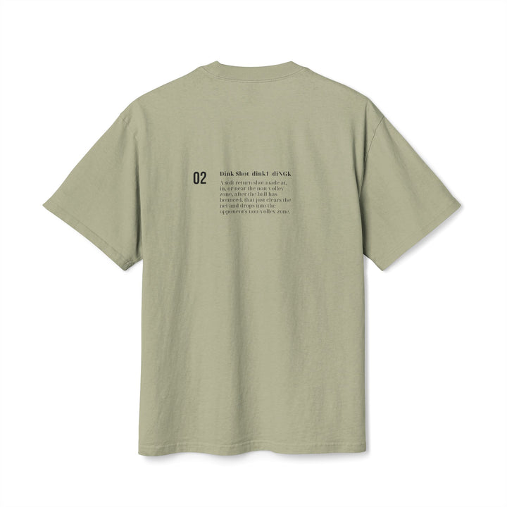 The Dink Shot - 'Definition 02' - Oversized Heavyweight Tee