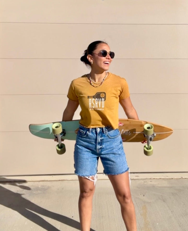 RSRVD Paddle Logo Festival Crop Tee