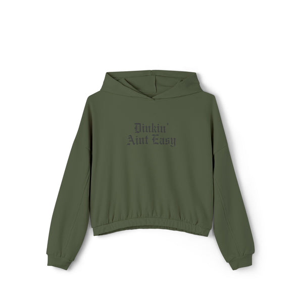 Dinkin’ Ain’t Easy – Women’s Cinched Hoodie