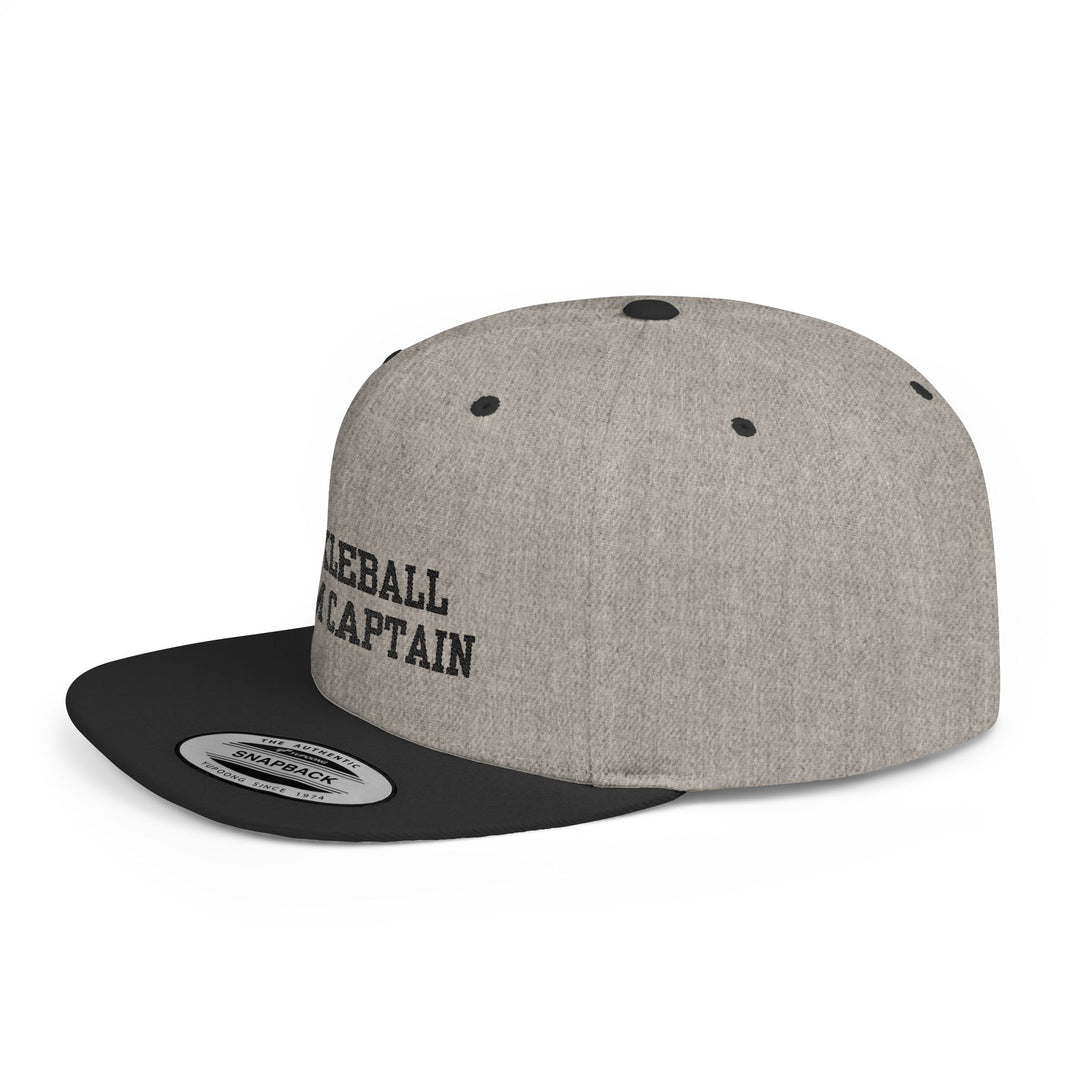 The Team Captain Flat Bill Snapback hat