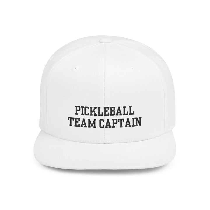 The Team Captain Flat Bill Snapback hat