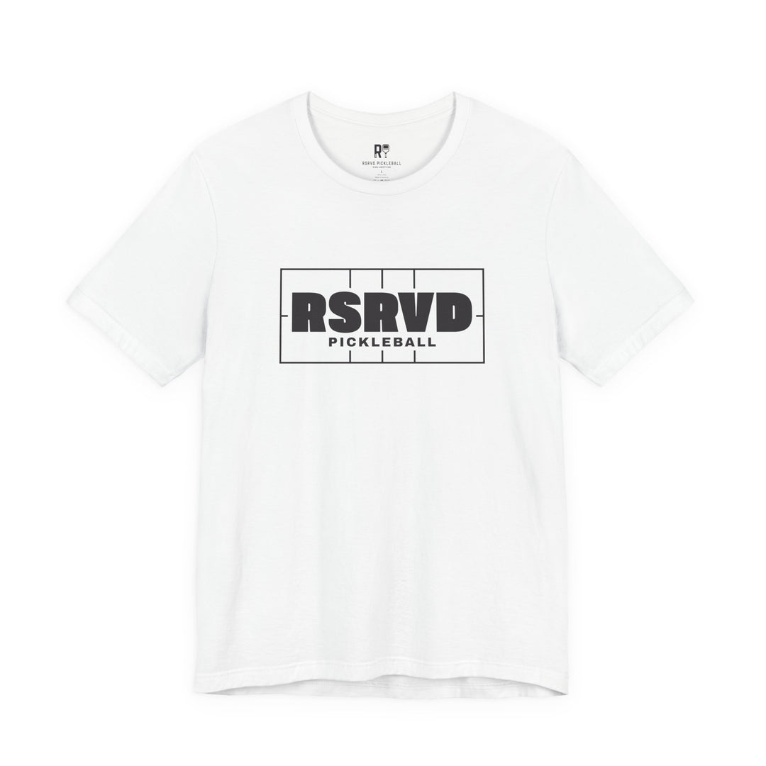RSRVD Pickleball Tee — Reserved Court Retro Graphic Tee - Bella+Canvas 3001 Printify
